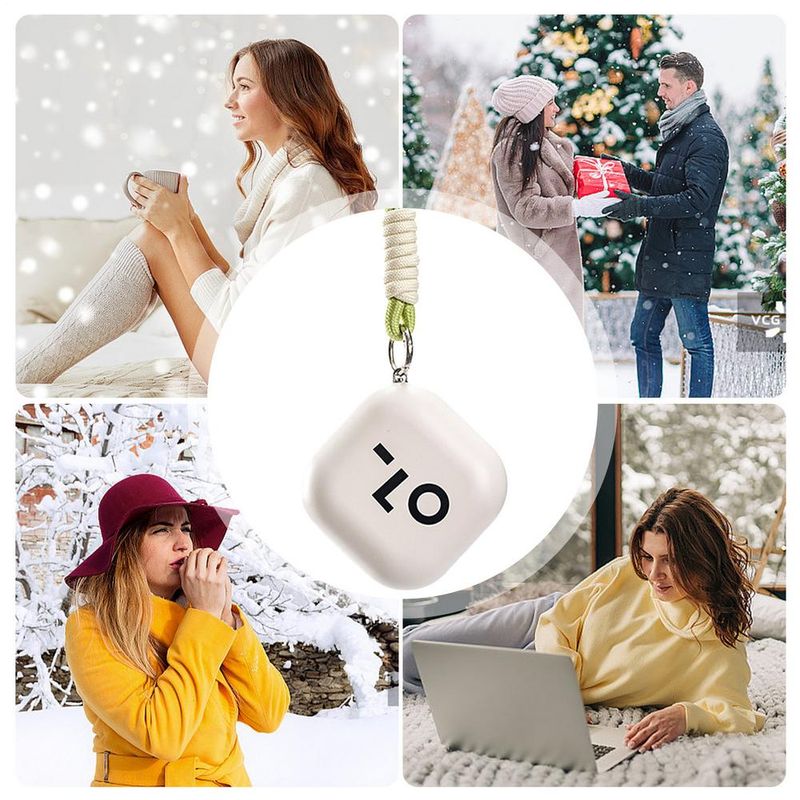 USB-Handwärmer, wiederaufladbar, elektrisch, tragbar, wiederverwendbar, für Camping, Jagd, Golf, für Männer und Frauen_voghion.com