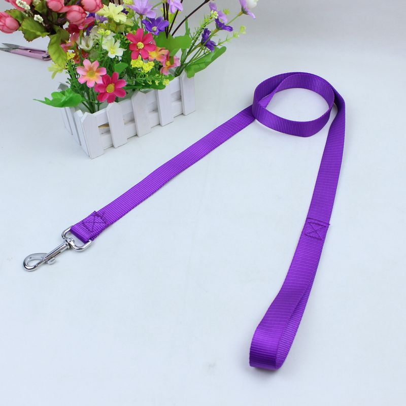 High-Quality Plain Nylon Pet Leash_voghion.com