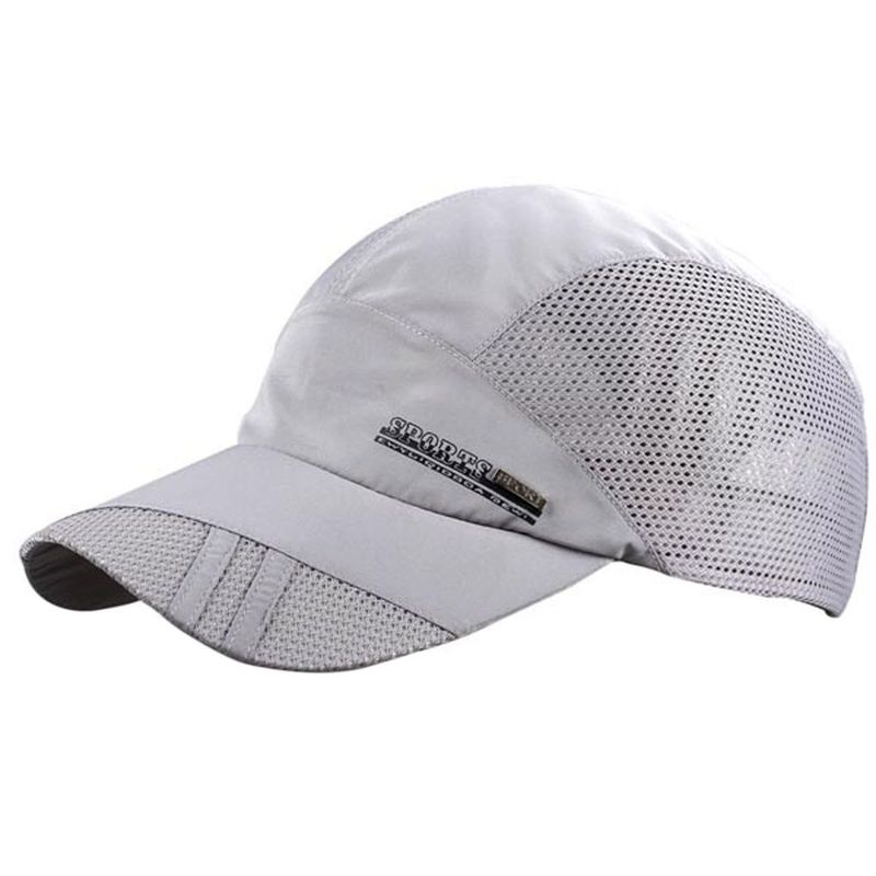 Mode Herren Sommer Outdoor Sport Baseball Hut Lauf Visier Heiße Beliebte Neue Coole Quick Dry Mesh Cap 6 Farben_voghion.com