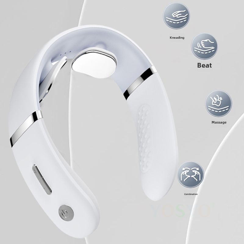 Cervikalni prijenosni mini masažer za ramena Alat za duboku masažu, topli vrat_voghion.com