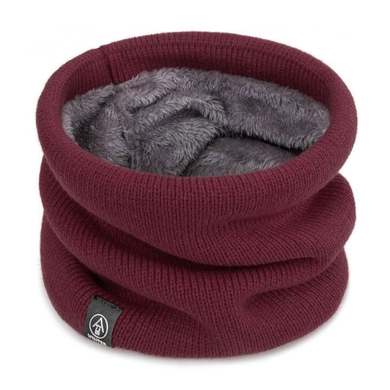 Men's Winter Fleece-Lined Warmer For Cycling, Windproof Face Mask, Cold-Proof Neck Guard, Thickened Warm Scarf, Women's_voghion.com