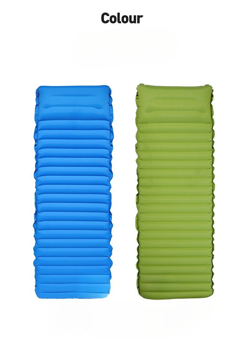 Single Inflatable Pillow Tent Camping Moisture-Proof Home Use Thickened Nap Outdoor Air Mattress Floor Mat_voghion.com