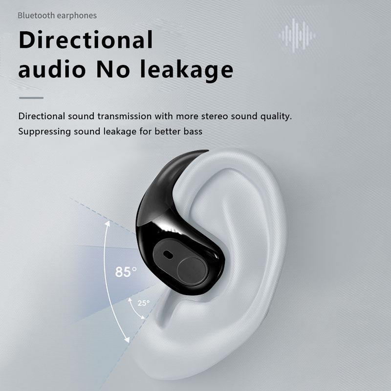 Bezdrátová náhlavní souprava pro překlad Bluetooth Překladač s otevřeným uchem Redukce šumu Vícejazyčný překlad_voghion.com