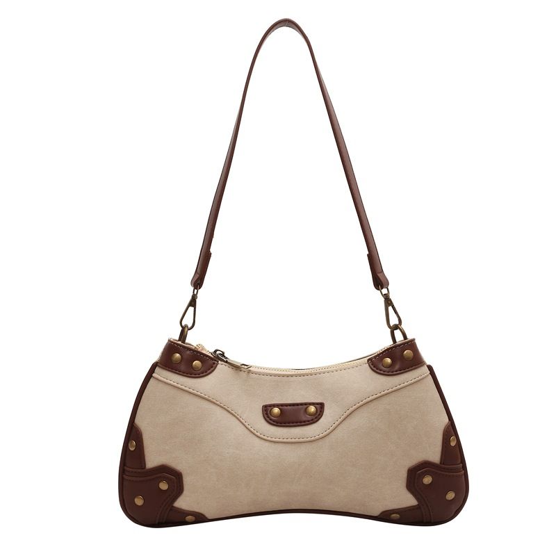 Beibei Shangpin 2023 Phoenix Contrast Bags Underarm Single Shoulder Oblique Straddle PU Women's Bag_voghion.com