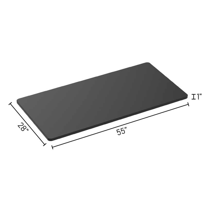 Universal Solid One-Piece Table Top for Standard and Sit to Stand Height Adjustable Home and Office Desk Frames  _voghion.com