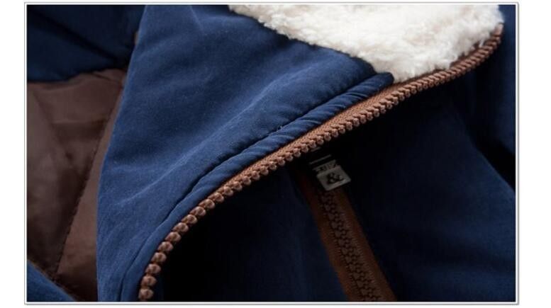 Piumino invernale con cappuccio per ragazzi – Cappotto trapuntato spesso con cerniera diagonale (110-160 cm) – Antivento e foderato in pile – Stile coreano alla moda_voghion.com