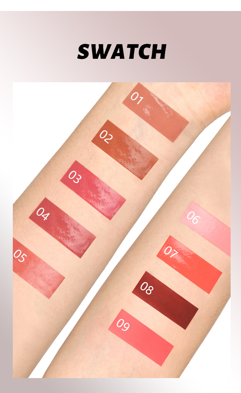 Pudaier Lipstick 9 Colors Moisturizing Paint Gloss Non-Stick Cup Lip Glaze Pressed Lipstick Lip Gloss Wholesale Lip Color_voghion.com