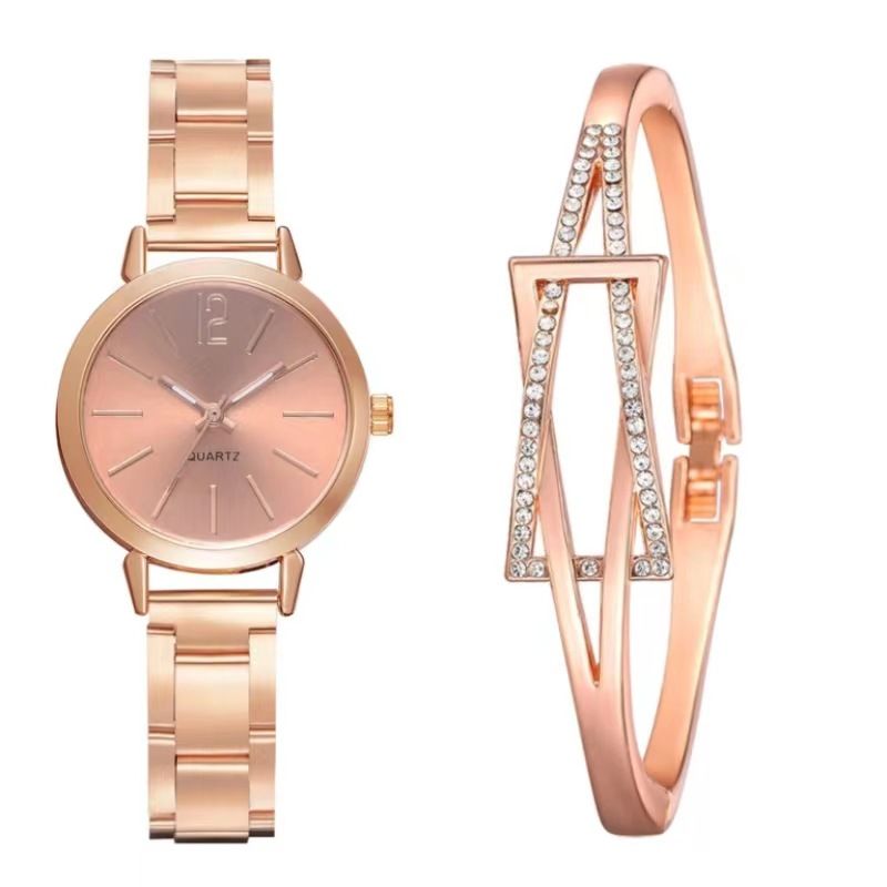 Heißer verkauf frauen dünne schmale riemen einfache business stahlband quarzuhr weibliche studentin prüfung uhr geschenk box_voghion.com