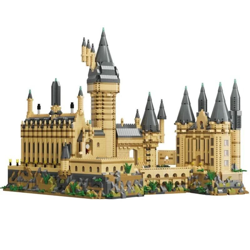 Micro Bricks City Creative Medieval Magic Castle Series School Architecture Model Building Blocks Gifts Toys Kid Adult Child_voghion.com