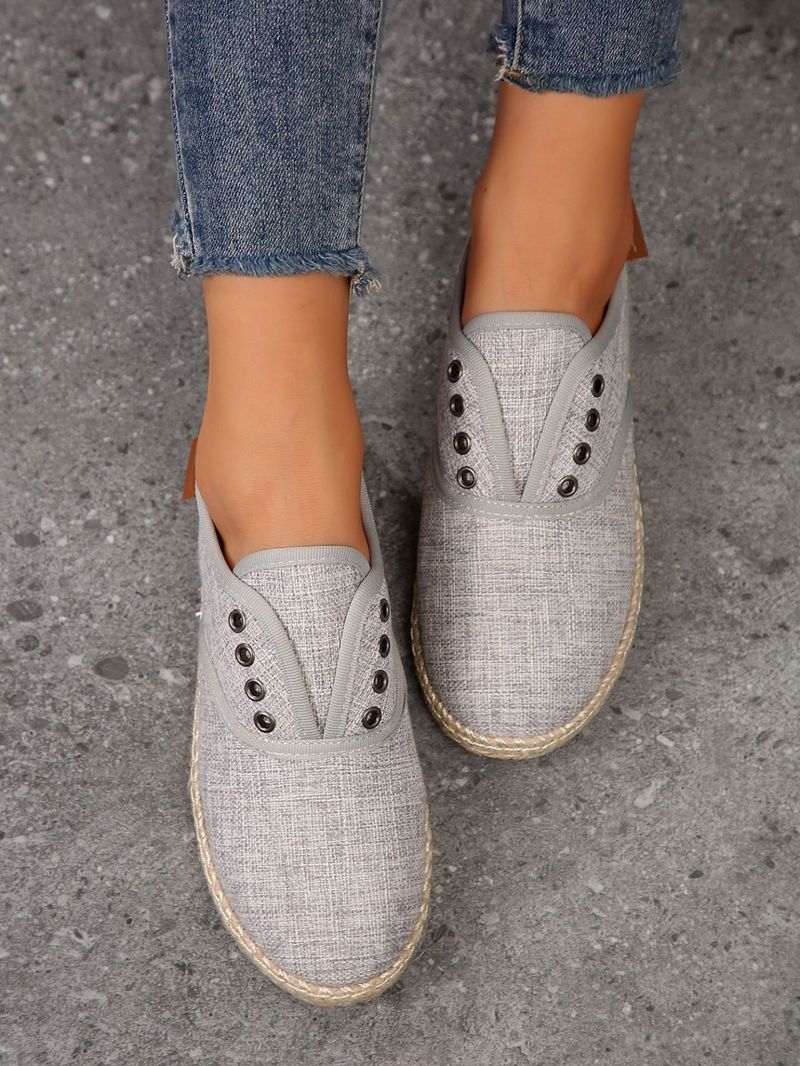 Fisherman For Women 2024 Autumn Winter Round Toe Flat Lazy Shallow Mouth Slip-On Large Size Women's Shoes_voghion.com