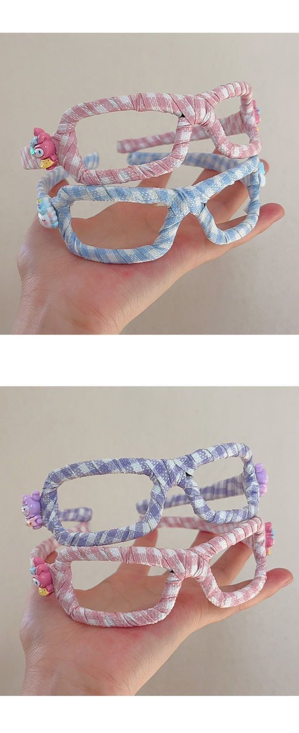 Montatura per occhiali da vista per bambini, fascia elastica per capelli, 2025, nuova moda di alta gamma, con fermagli per capelli, accessori per capelli_voghion.com