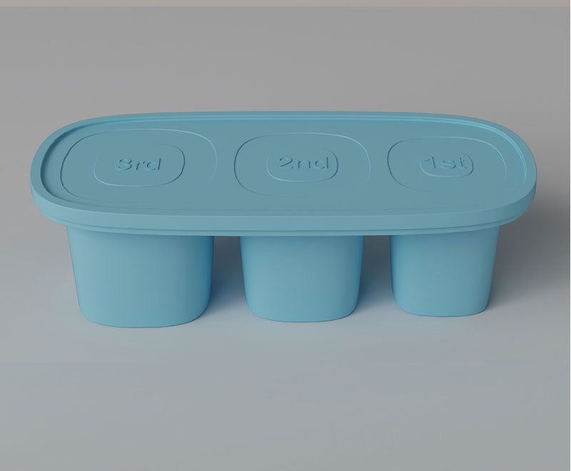 Ice Tray Mold 4 Grid Silicone Easy To Release Water Cup Ice Mold Ice Tray_voghion.com