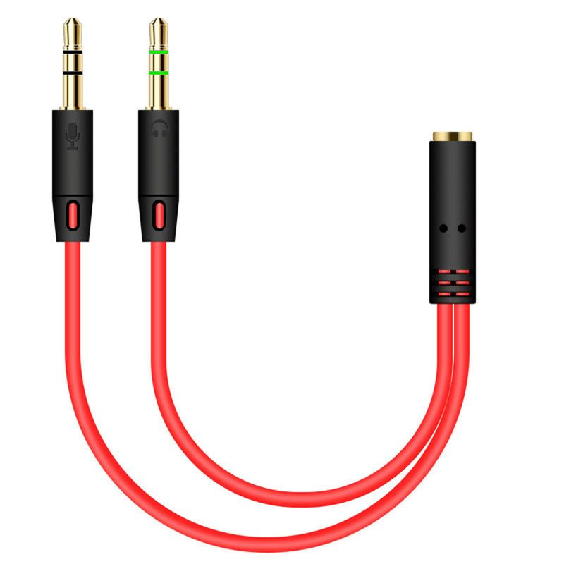 Répartiteur de casque adaptateur pour écouteurs Audio 3,5 mm femelle vers 2 mâle Jack câble auxiliaire_voghion.com