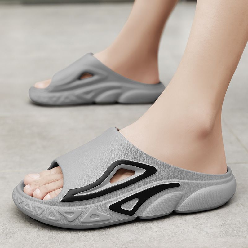 Men's Beach With A Feeling Of Stepping On Poop In Summer. New Home Style Thick Soled Non Slip Slippers. Super Soft_voghion.com