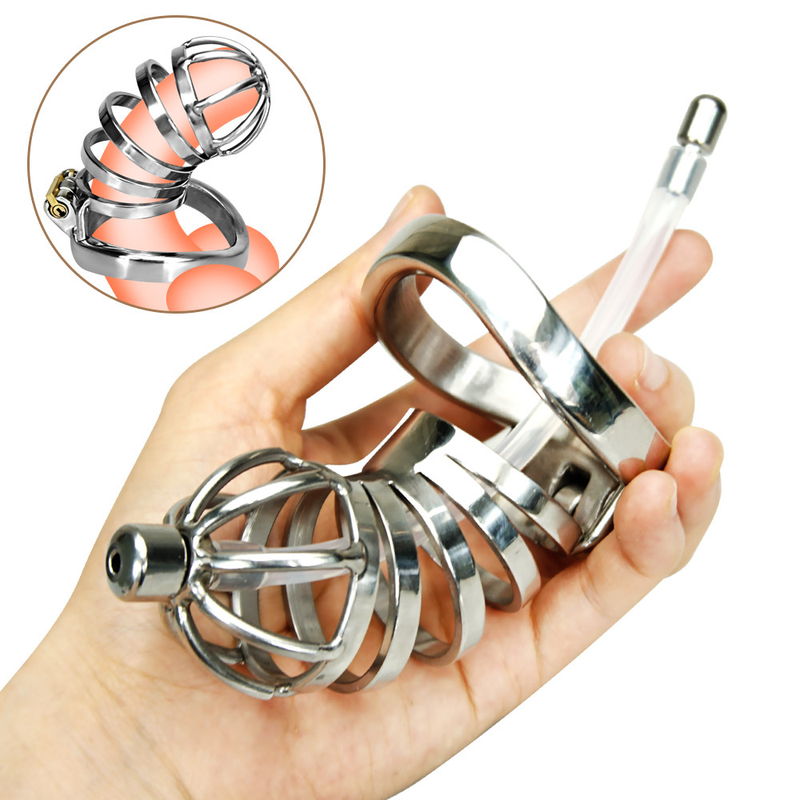 Logam Cincin Barang untuk Dewasa Mainan Seks untuk Pria Kesucian Kandang Merangsang Pembesaran Pria Mast_voghion.com