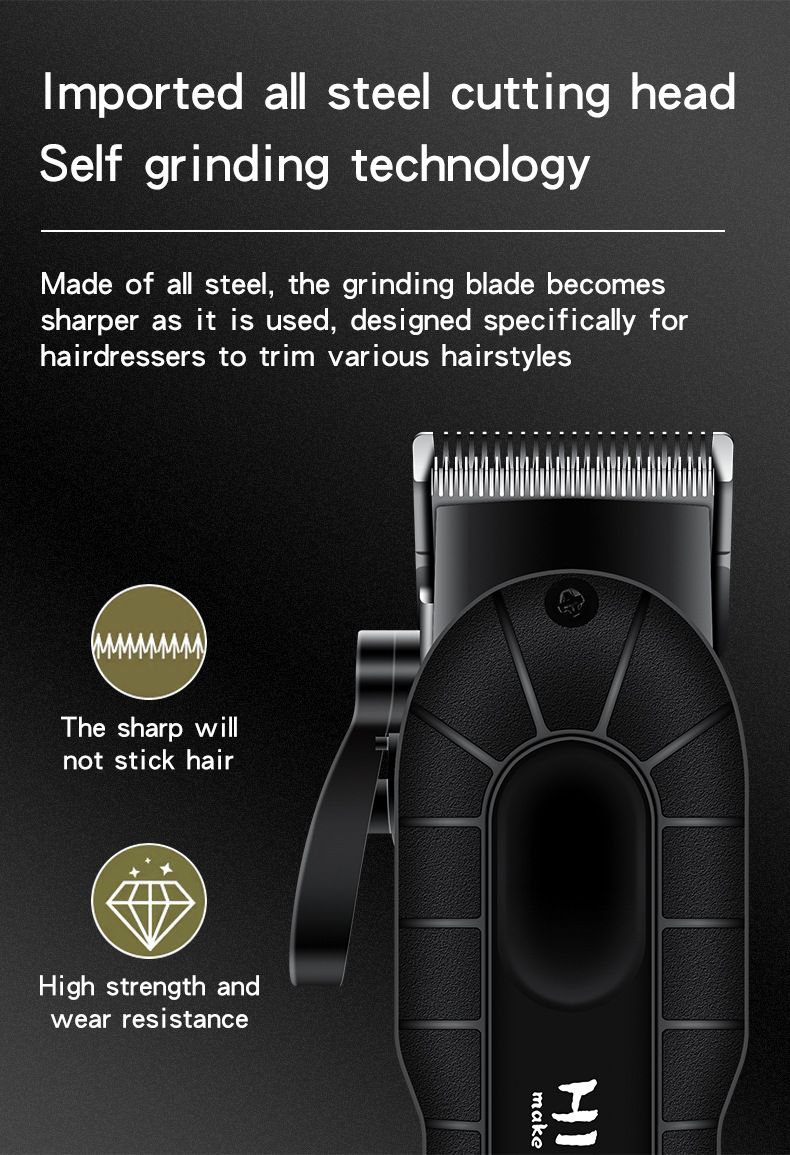 Cortapelos afeitado eléctrico profesional cabeza grasa peluquería tallado cortapelos eléctricos cabeza calva afeitado cortapelos peluquero dedicado_voghion.com