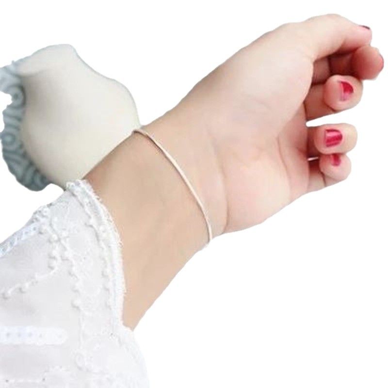 Japanese And Korean Style Minimalist Elegant Thin Octagonal Snake Chain Anklet Women's Summer Bracelet Birthday Gift_voghion.com
