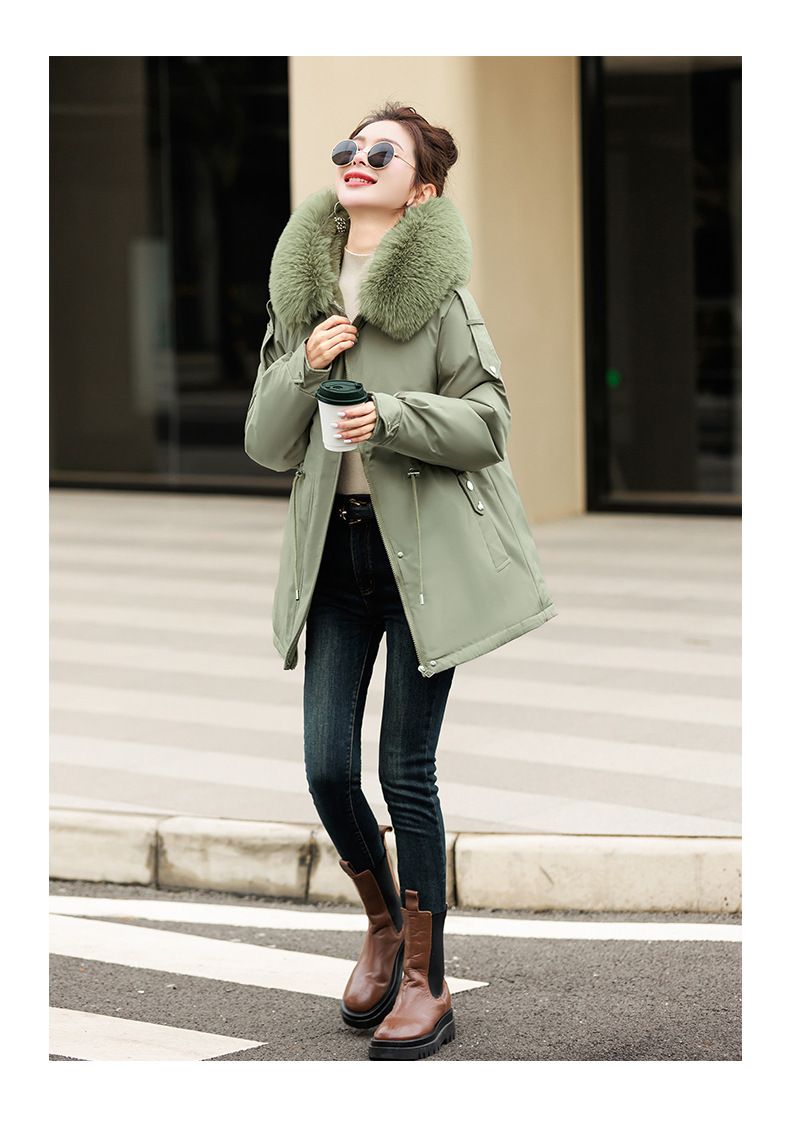 Gesteppte Parkajacke für Damen – Übergroßer Puffermantel mit Kapuze (Schwarz/Creme/Beige/Braun/Mint, M-XXL)_voghion.com