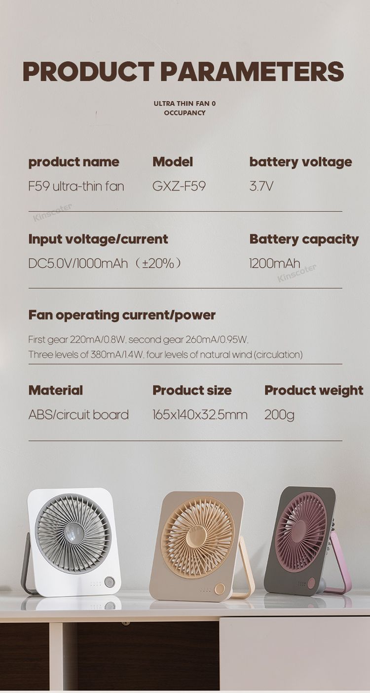 New Portable Desktop Ultra-Thin Powerful Silent Air Circulator Mini USB Ventilator Fan For Office Home Bedroom Dormitory_voghion.com