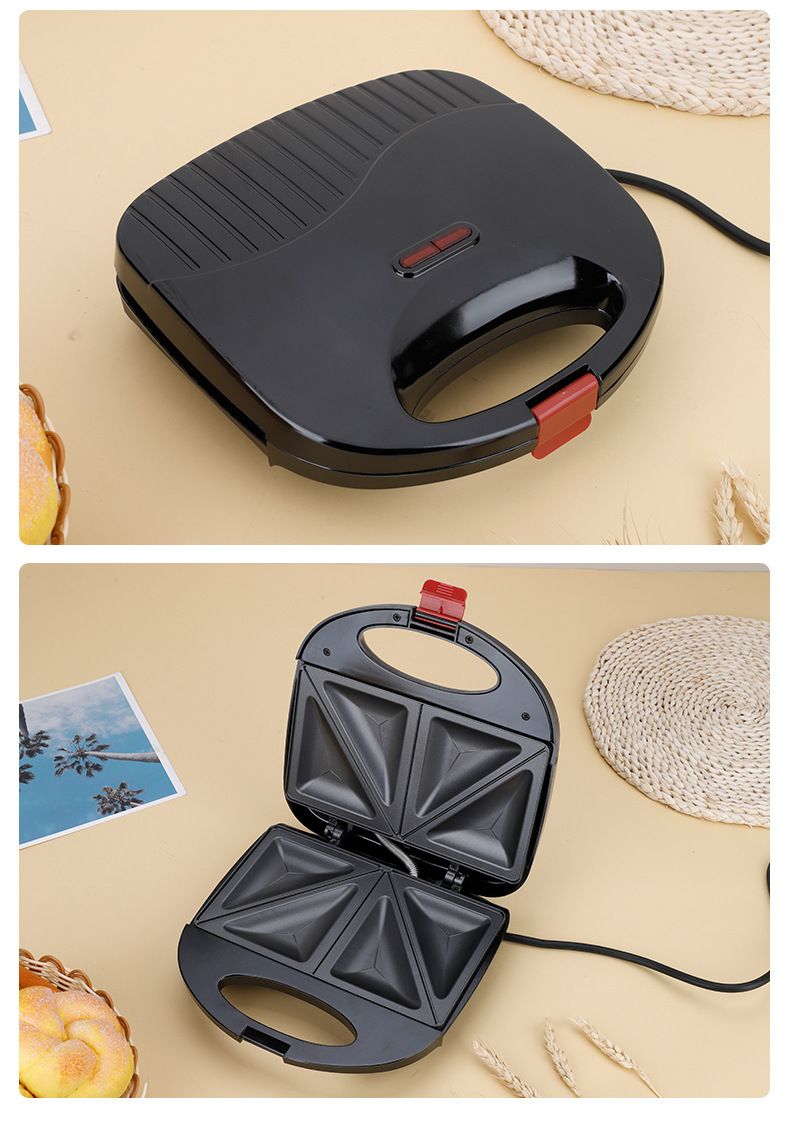 Manufacturer Wholesale Bread Press Machine US Standard Waffle Sandwich Panini Breakfast Maker Grill Electric Griddle_voghion.com