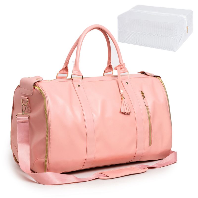 Handheld Foldable Women's Clothing Luggage Outdoor Gym Multifunctional Side Buckle Travel Bag_voghion.com