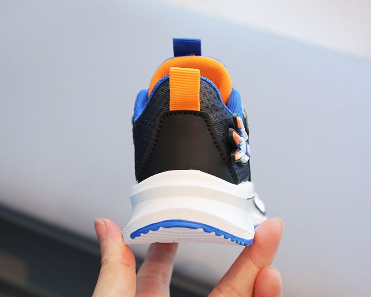 Children's sneaker 2024 spring and autumn boys' casual shoes rotating button girls' running shoes breathable baby mesh shoes single_voghion.com