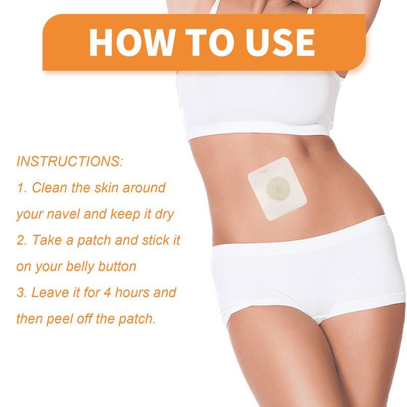 Body care sticker, body light care show body herbal essence body navel sticker_voghion.com