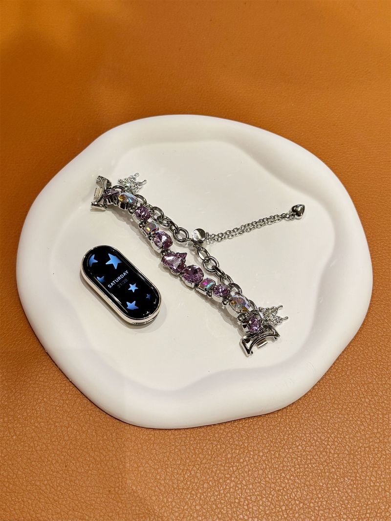 Uhrenarmband für Xiaomi Band 8 7 8Pro 7Pro 6 5 4 3 Edelsteine Temperament Armband Uhrenarmband_voghion.com