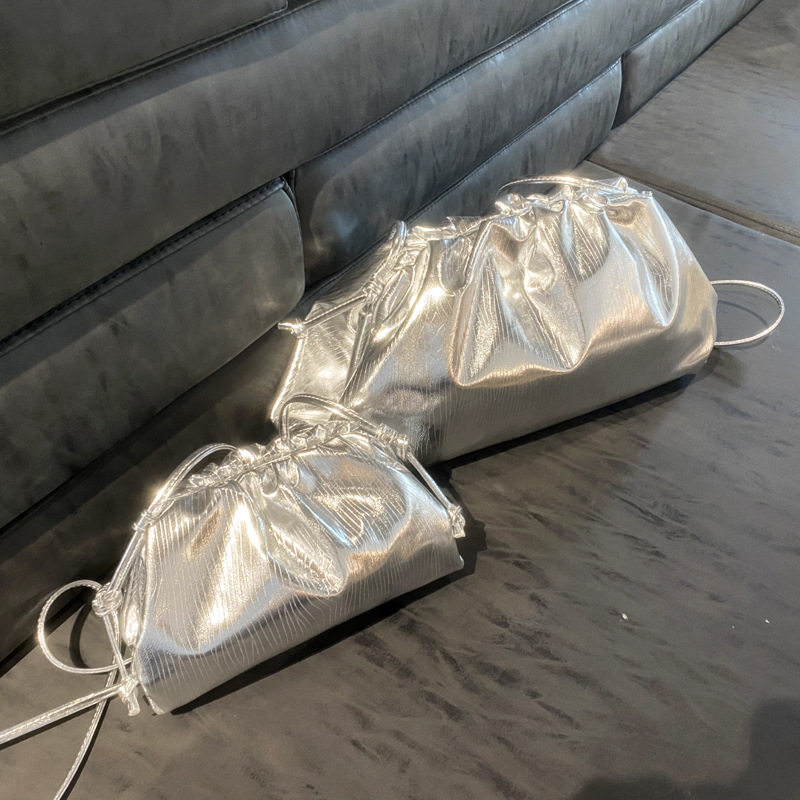 Borse a nuvola d'oro Borse Hobo da donna Borsa a gnocco intrecciata Borsa a tracolla singola Borsa a tracolla diagonale Borsa da sera parziale_voghion.com