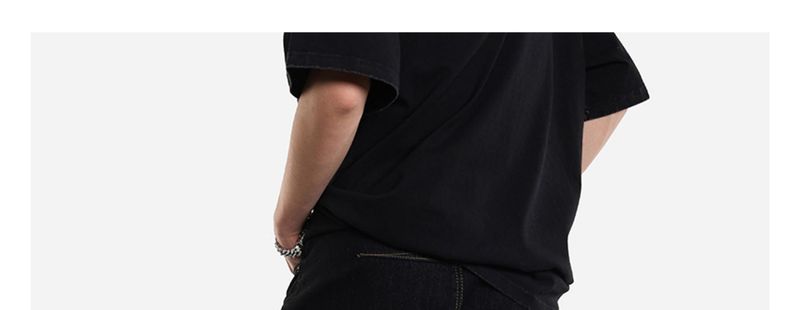 Men's Clothing New American Retro Washed Inverted Jeans Men And Women Loose Wide-leg Straight Pants Niche Design Pants Trend_voghion.com