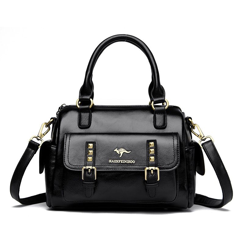 Borsa a tracolla elegante color-block da donna, nuova moda 2024_voghion.com