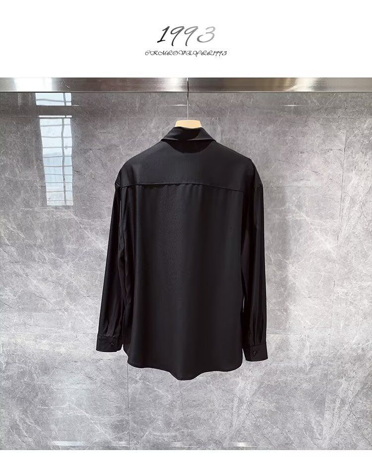 Herren Glitzer Loose-Fit Shirt – Trendy Oversize Button-Up mit dezentem Glitzer (M-XXXL)_voghion.com