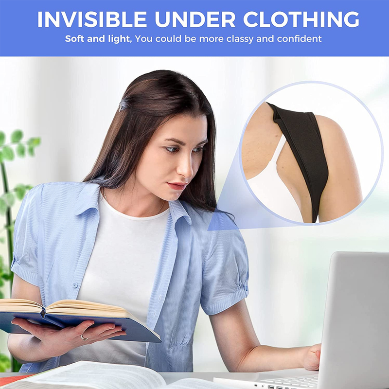 Back Shoulder Adjustable Posture Corrector Belt Clavicle Spine Support Reshape Your Body Home Office Sport_voghion.com