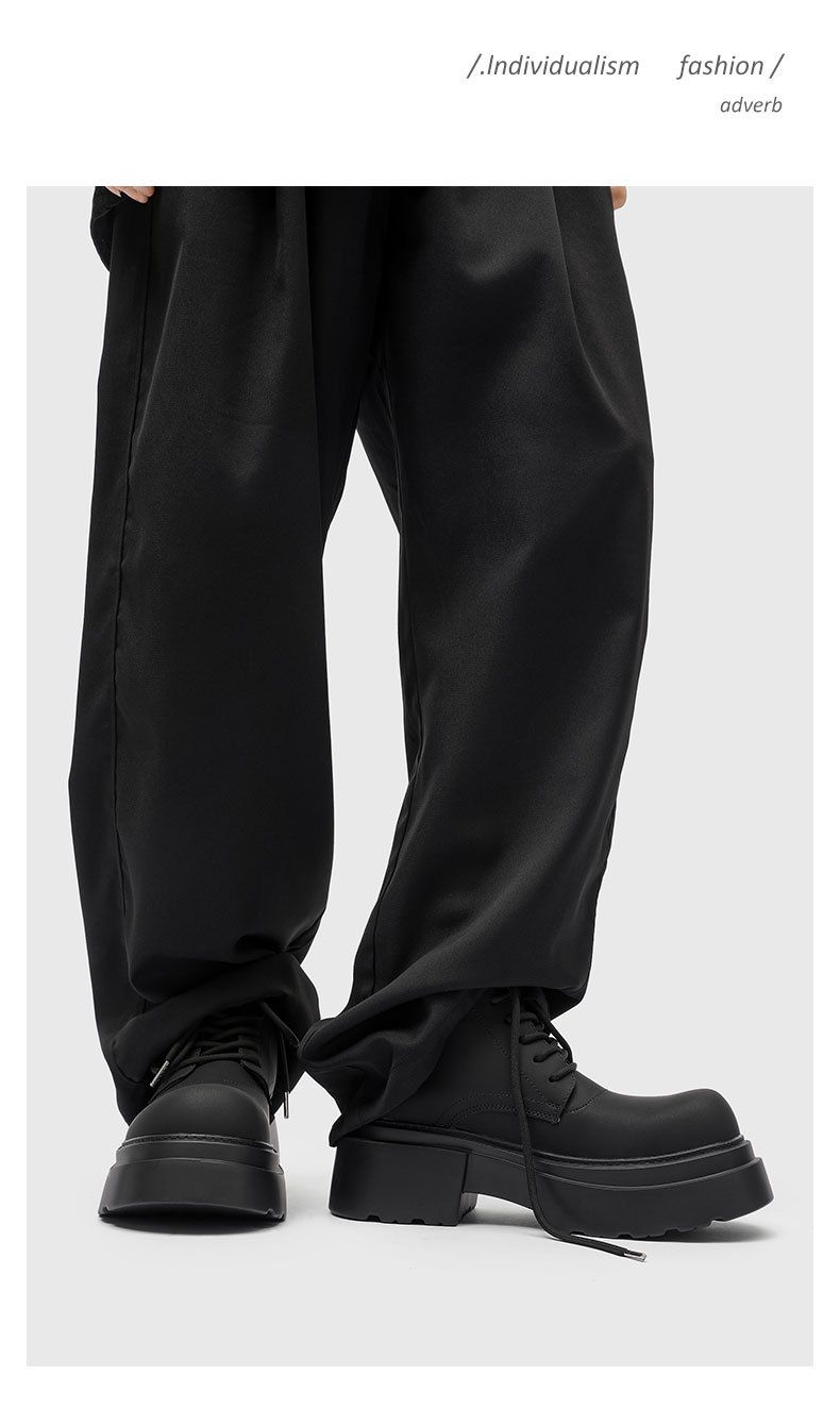 Kurze Martin-Stiefel mit dicker Sohle Trendy Retro Kurze Stiefel für Herren_voghion.com