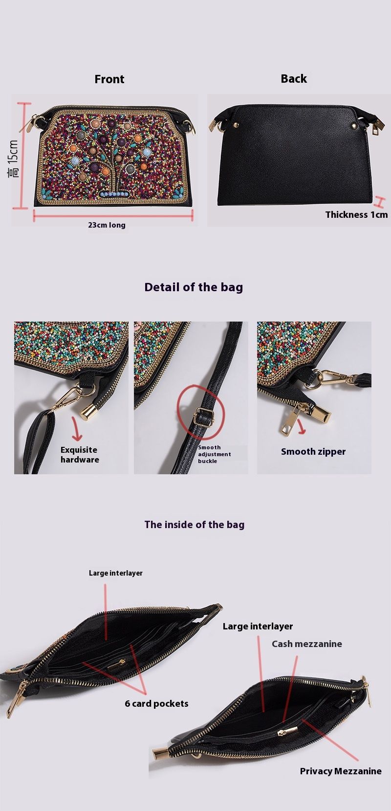Borsa a tracolla monospalla da viaggio in stile bohémien con perline di riso, conchiglia, fiore, vendita calda, da donna, borsa a conchiglia_voghion.com