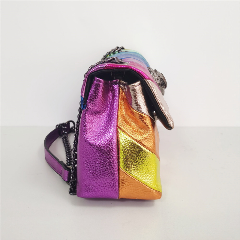Kurt G London Multicolored Patchwork Crossbodys fir Fraen UK Mark Designer Moud Trend Handtasche Lieder Schëller_voghion.com