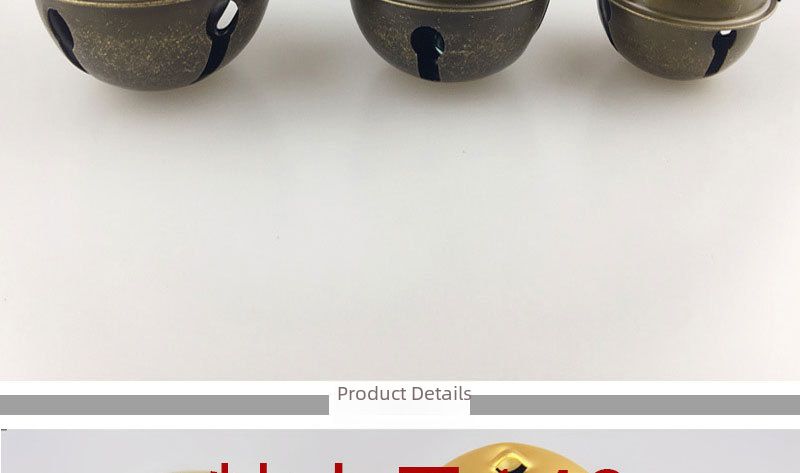 Extra stor klockstjärna Klocka 30mm-140mm Julklocka gör-det-själv handgjord material vakuumgalvanisering färg Klocka_voghion.com