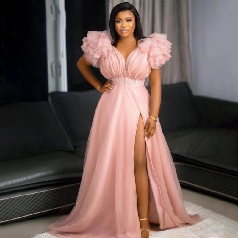 Damenbekleidung Lockeres großes Swing-Netzkleid Pendeln Europäisches und amerikanisches großes Damenkleid_voghion.com
