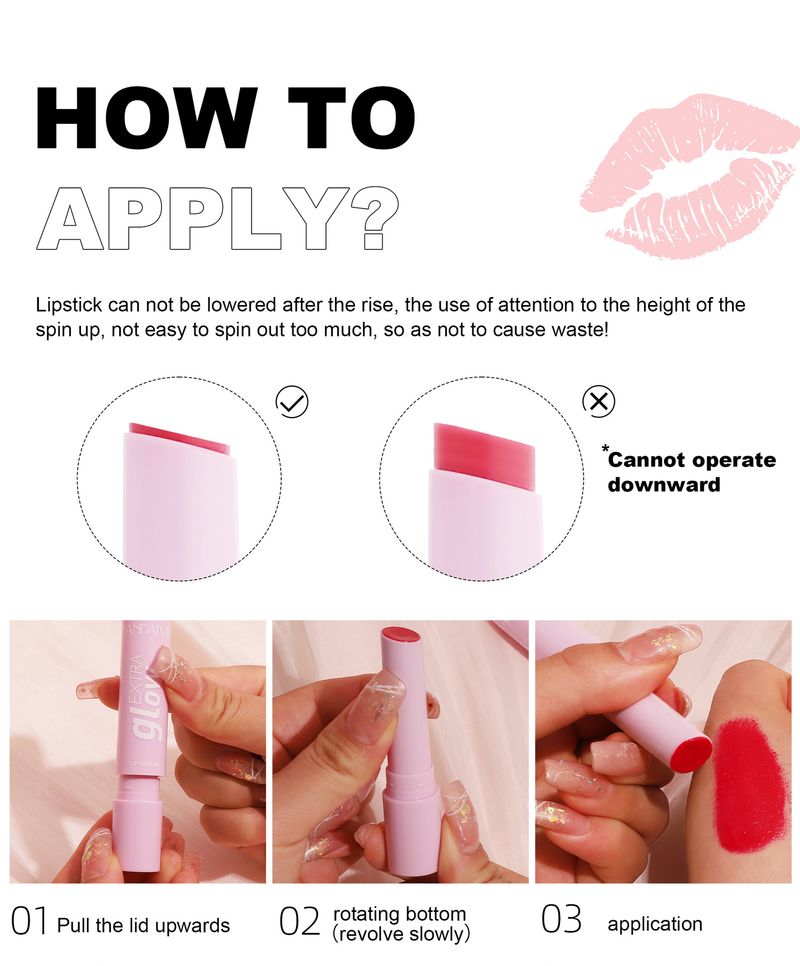 Idratante Lucidalabbra solido speciale per rossetto idratante con rossetto lucidalabbra a specchio leggero_voghion.com
