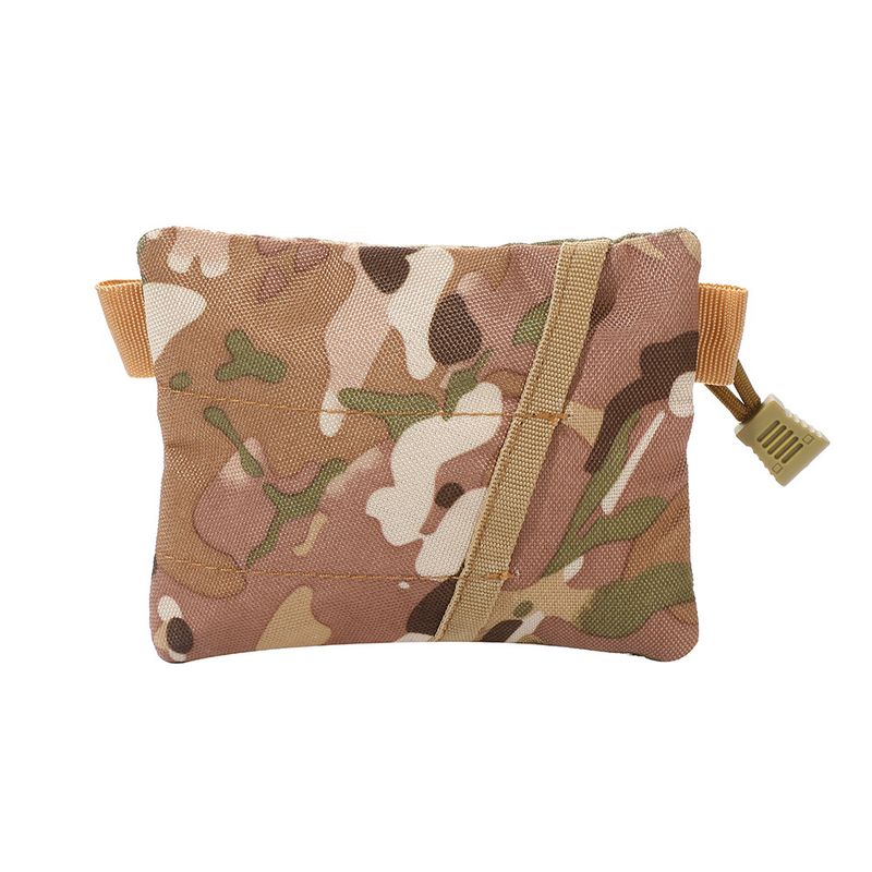 Carteira compacta e fina – Prendedor minimalista para dinheiro em tecido Oxford com bloqueio RFID (preto/cáqui/verde-exército/camuflado 1/camuflado 2) – leve e expansível_voghion.com