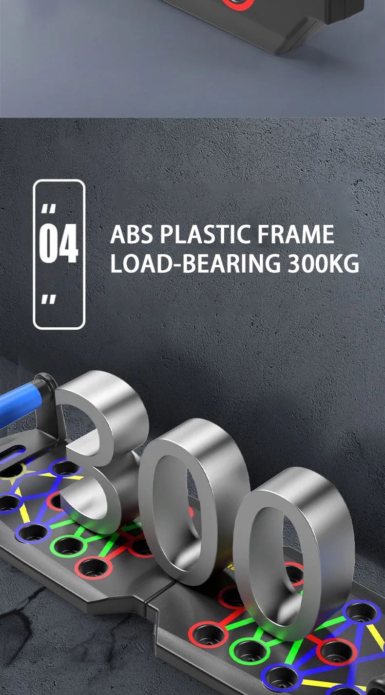 Folding Push-up Board Multifunctional Exercise Table Portable Fitness Equipment Abdominal Enhancement Support Muscle Exercise_voghion.com