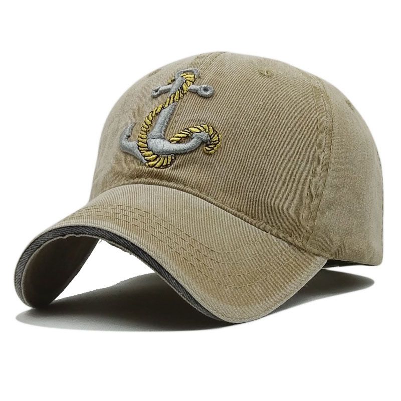 Embroidery Baseball Cap Cowboy Washed Cloth Adult Uisex Casual Witer-baseball-cap Dad Hat Achor Outdoor_voghion.com