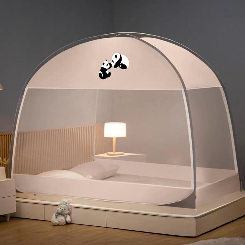 Zanzariera per Yurta Estiva, Installazione in Camera da Letto per Bambini, Anti-caduta, Pieghevole, Rimovibile_voghion.com