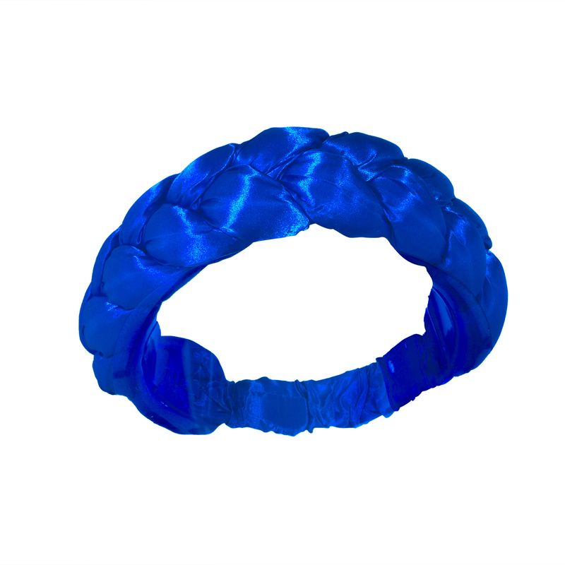 Neue afrikanische heißer Verkauf reine Farbe übertrieben dekorative Schwamm Blume Zopf Stirnband Stirnband_voghion.com