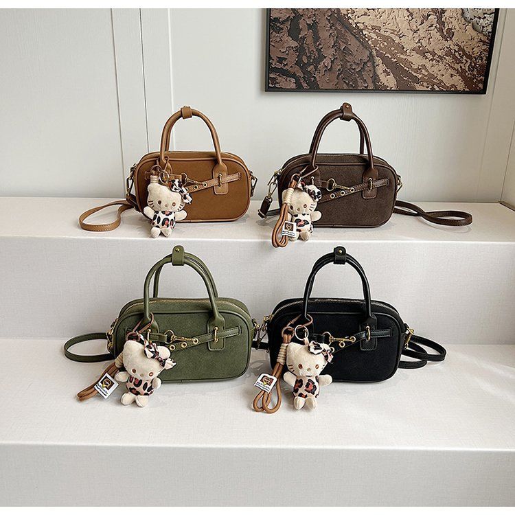 Pull down with detailed pictures, stitching, shoulder bag zipper, 2024 summer PU Boston_voghion.com