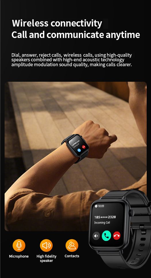 X12 Smart Watch 1.83 Large Screen Heart Rate Blood Pressure Monitoring Health Sports Bracelet_voghion.com