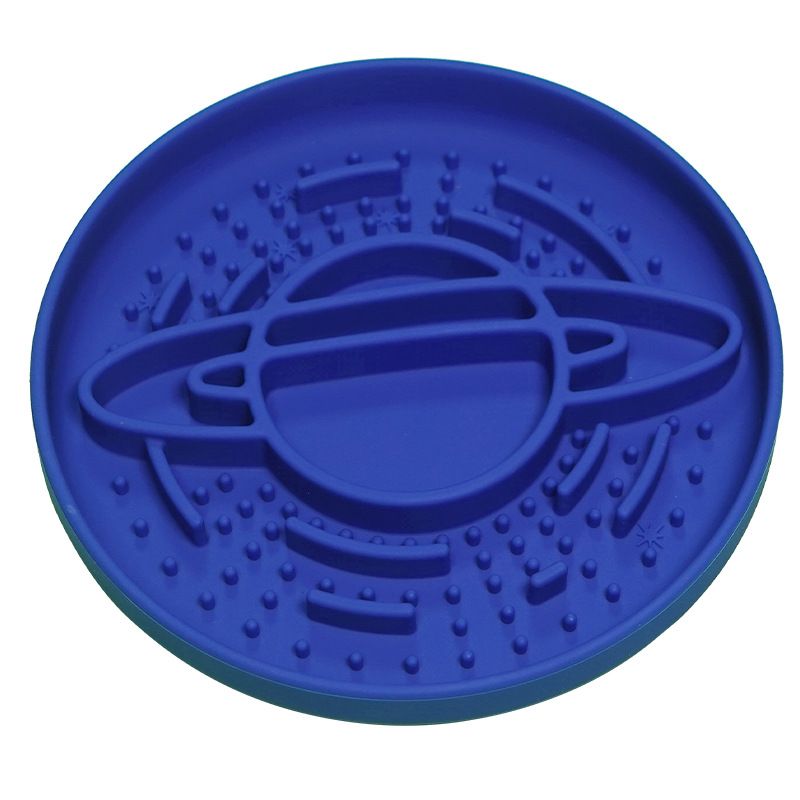 Saturn Starry Sky Slow Food Anti-Choke Bowl Easy To Clean Morandi Color Series In-Stock Pet Supplies_voghion.com