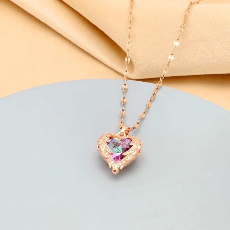 Japanese Korean Style Titanium Steel Necklace For Women, Versatile Niche Design, High-end And Light Luxury, Collarbone_voghion.com