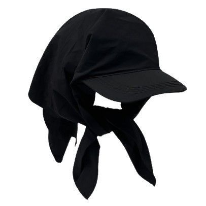 Lenço de cabeça de celebridade da Internet, boné bico de pato, à prova de vento, sol integrado, proteção solar para pescoço, camping, moderno_voghion.com