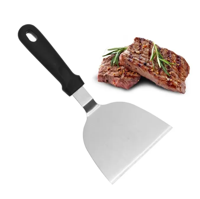 Roestvrijstalen Metalen Bakplaat Spatel Hamburger Schraper Pannenkoek Ideale per BBQ Grill_voghion.com